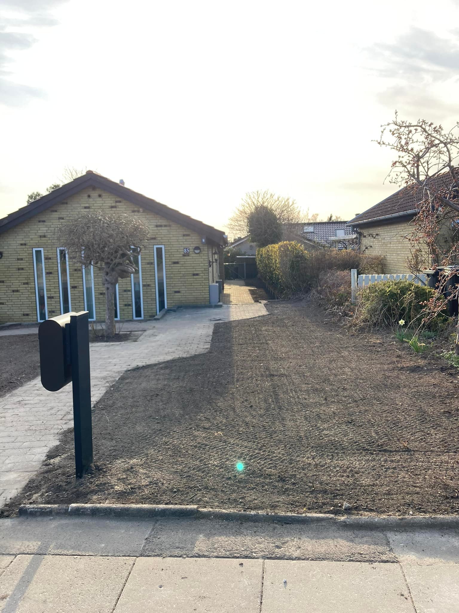 Ny indkørsel på Lolland — Møllgaard Entreprenør